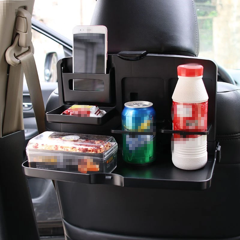 1pcs Car Seat Back Cup Drink Holder Cup Rack Beverage Mount Stand Holder Drink Bottle Stand Container Folding Dining Table Tray