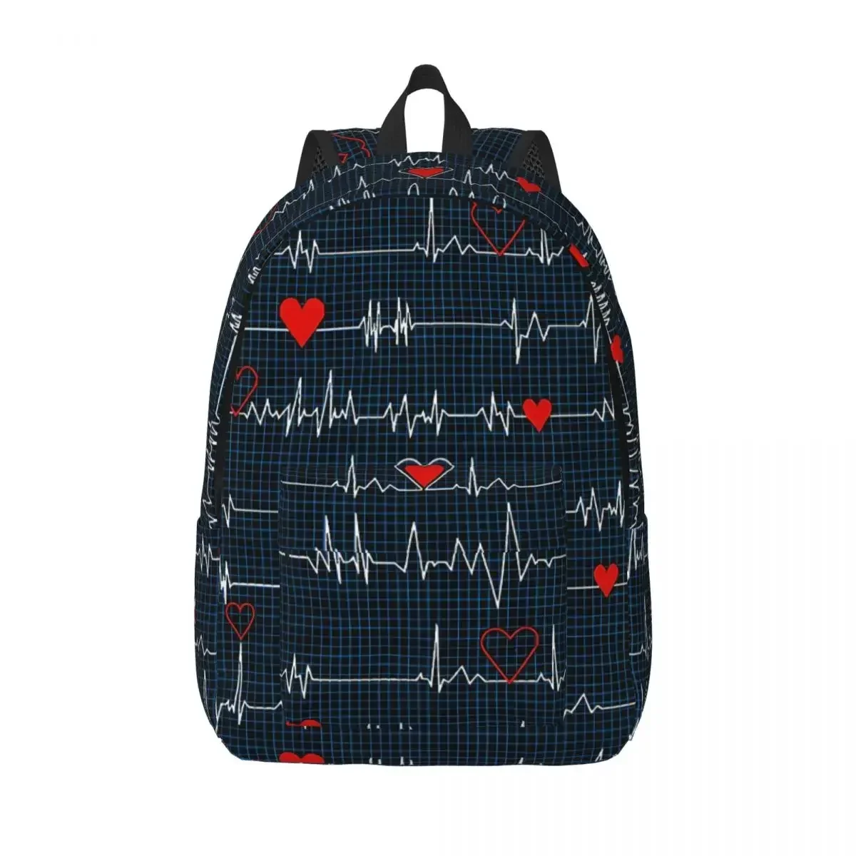 

Doctor Nurse Enfermera En Apuros Teenage Backpack with Pocket Student Work Daypack for Men Women College Canvas Bags