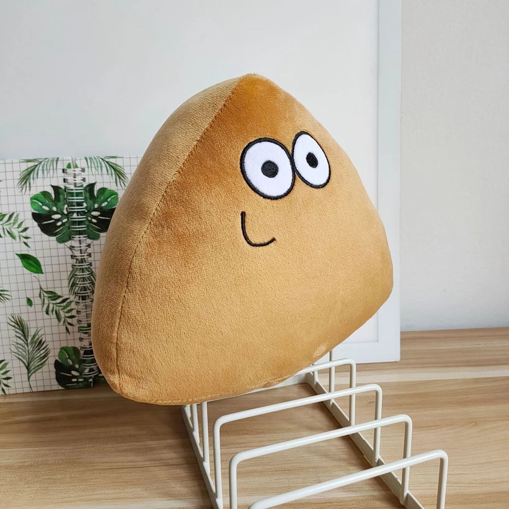 

My Pet Alien Pou Plush Cute Peripheral Triangle Square Brown Smiley Face Cute New Doll For Children Birthday Gifts Christmas