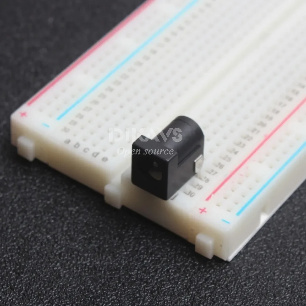 10Pcs Breadboard-Vriendelijke 2.1Mm Dc Vat Jack DC005