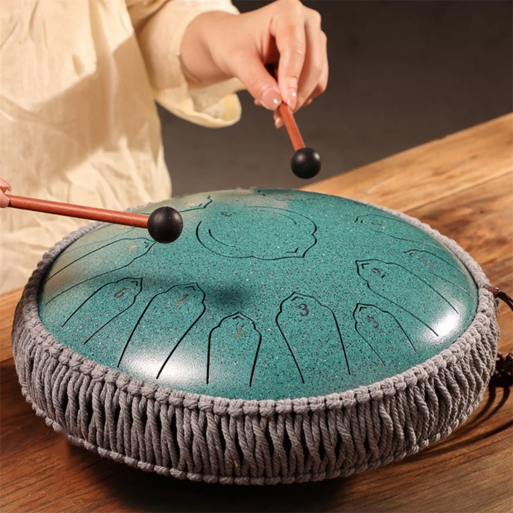 Years Experience Provide Energy Spiritual Healing Wide Vocal Range 13Inch 15 Notes Steel Tongue Drum Ethereal Drum for Adult