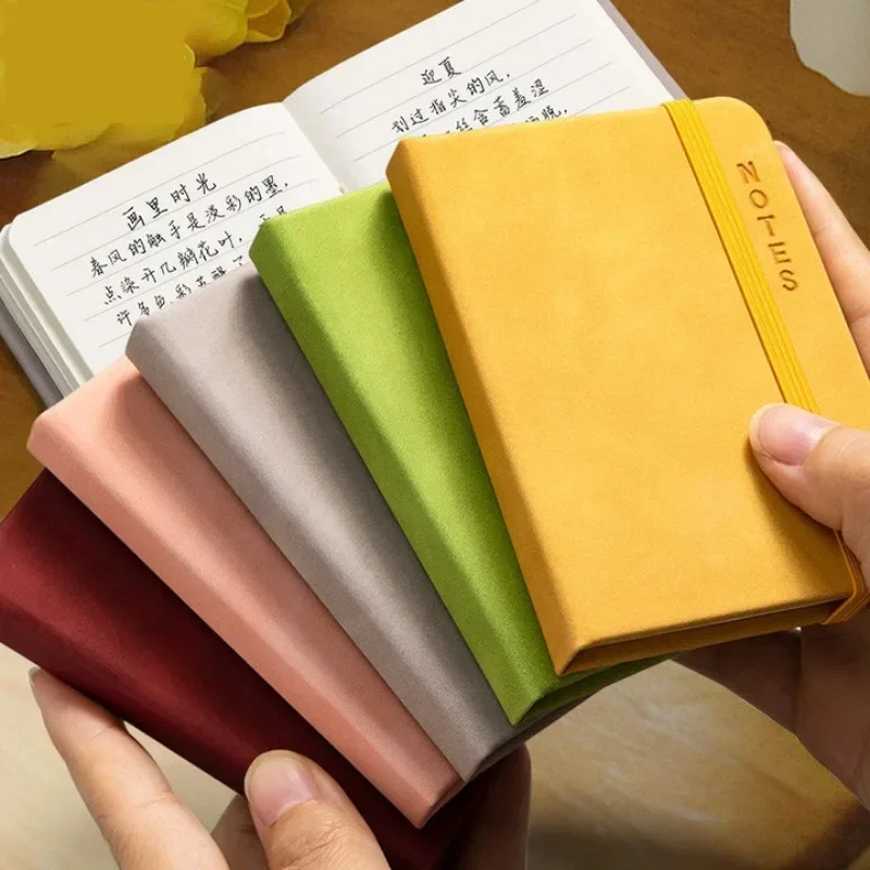 Notebook A7 Beautiful Pockets Mini Portable Notebooks Business Stationery Thick Female Small Journal For School Weekly