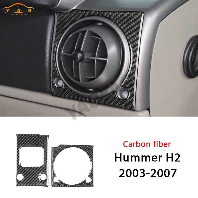 

Car Sticker For Hummer H2 2003-2007 Copilot Dashboard Air Outlet Panel Decorative Accessories