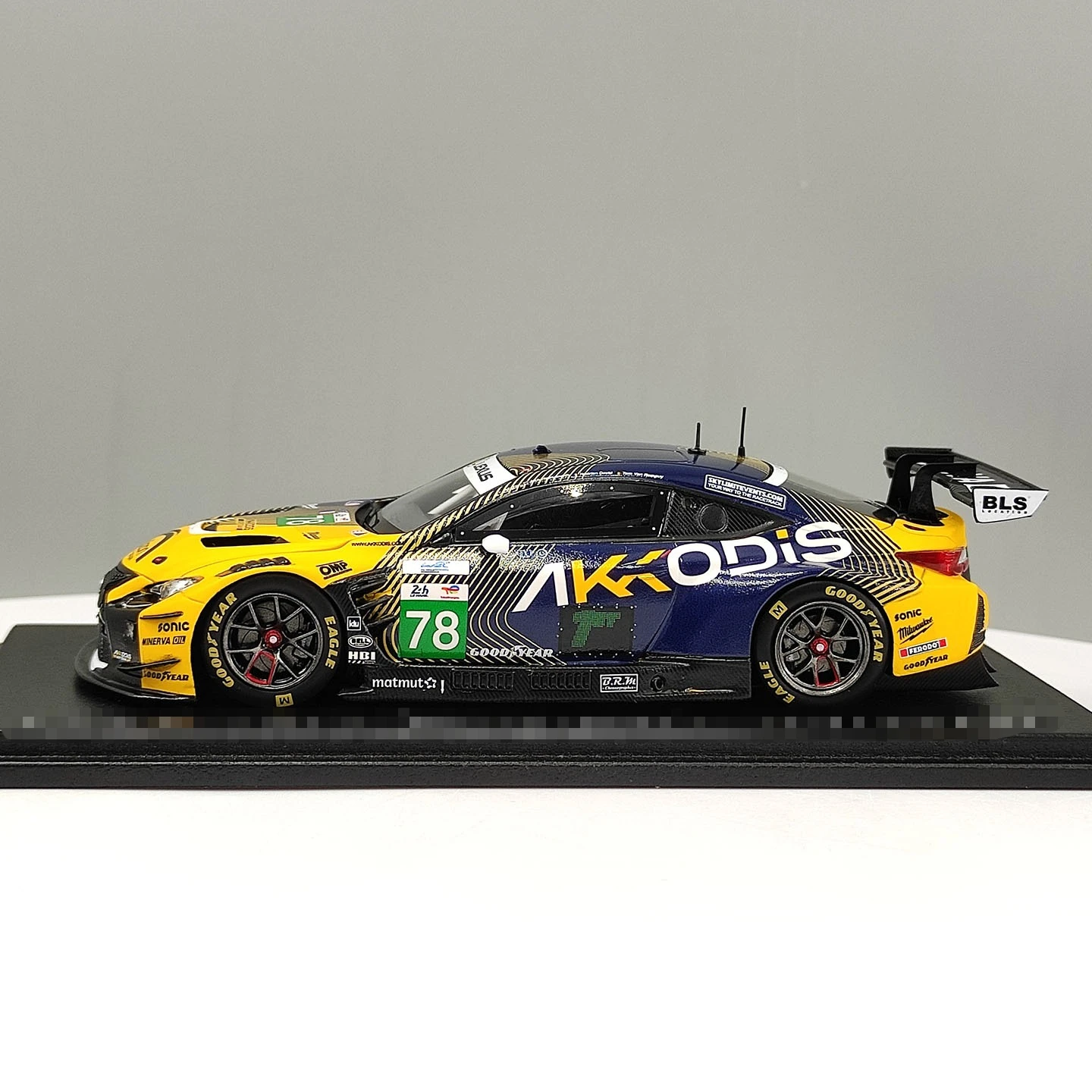 1:43 Scale LEXUS RCF GT3 # 78 LE MANS 24 H 2026 Resin Car Model