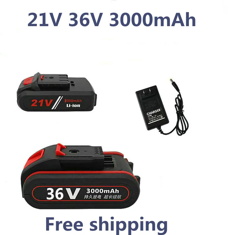 

Перезаряжаемая литиевая батарея 2024 Новинка 21v31v3000mah универсальная электрическая отвертка электрическая дрель литий-ионная батарея