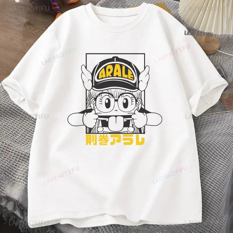 Arale Manga Toribot Fan Souvenir Cotton T-shirt Toriyama Akira 1955-2024 Thank You for The Memories Tshirt Rip Gift for Fans