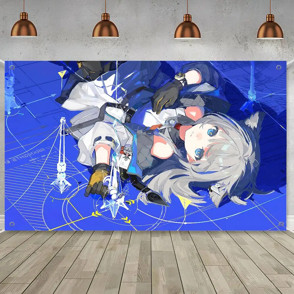 Perlica Arknights Endfield Game DIY Flag For Family Group Photo Living Room Home Dorm Decor Wall Art Decor Banner