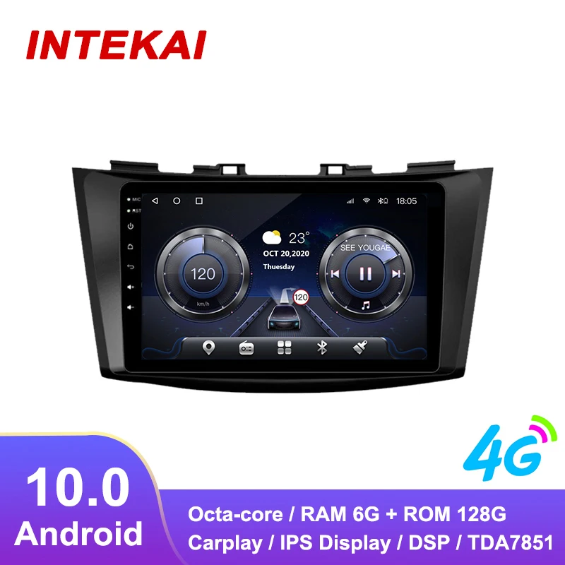 

9"Android 10.0 Car Radio GPS Navigation autoradio multimedia player for suzuki swift 2011 2015 head unit stereo