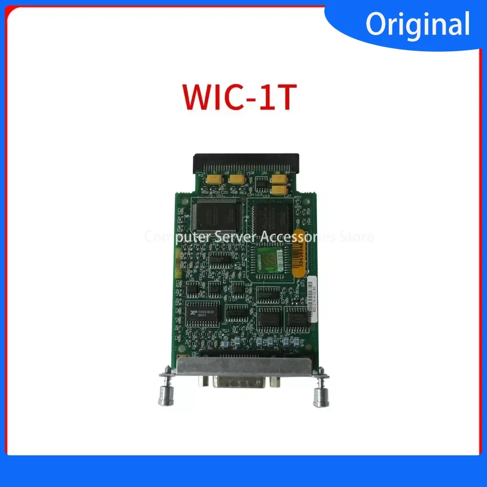 وحدة واجهة التوجيه الأصلية WIC-1T وحدة 1 منفذ وان واجهة بطاقة وحدة تسلسلية لبطاقة صفيف الخادم 2621XM 1841 2811