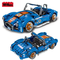 IN STOCK Technical Shelby 260 Cobra CSX2000 Model Building Blocks MOC Sports Car Bricks Toys for Boys Christmas Gift Set