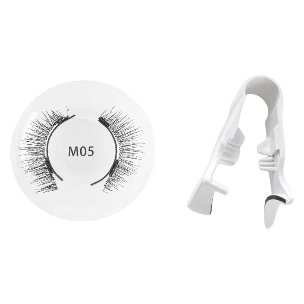 

Magnetic Magnetic False Eyelashes DIY Glue Free Magnetic Eyelashes with Clip 3D Extension Reusable False Eyelash Clusters