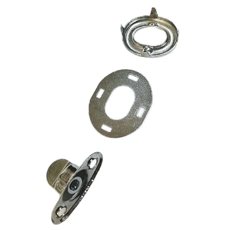 50 Sets Silver Tone Oval Alloy Frame Kiss Clasp Closure Lock Purse Twist Turn Lock Bag Accessories Wholesales 17x33mm