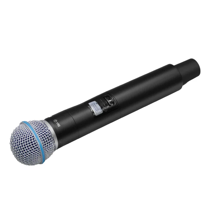 NEW QLXD4 UHF True Diversity Rechargeable Dynamic Microphone Lapel System for Live Performance, Broadcasting, Conferences - Blac