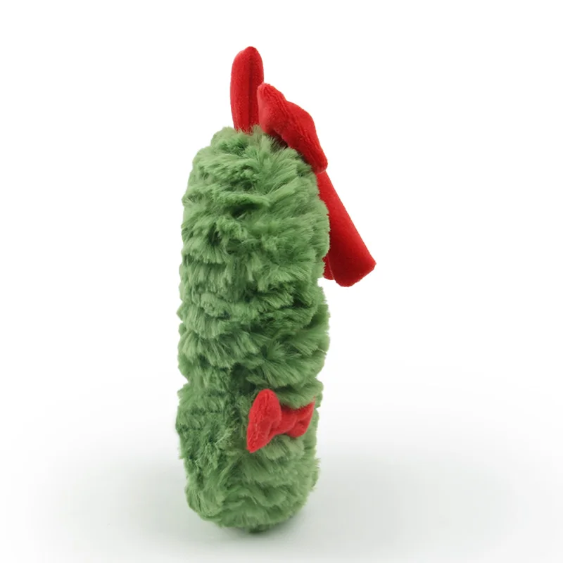 17CM ghirlanda di natale gioielli di peluche con simpatico viso sorridente bambola di peluche decorazione dell'albero di natale decorazione della casa