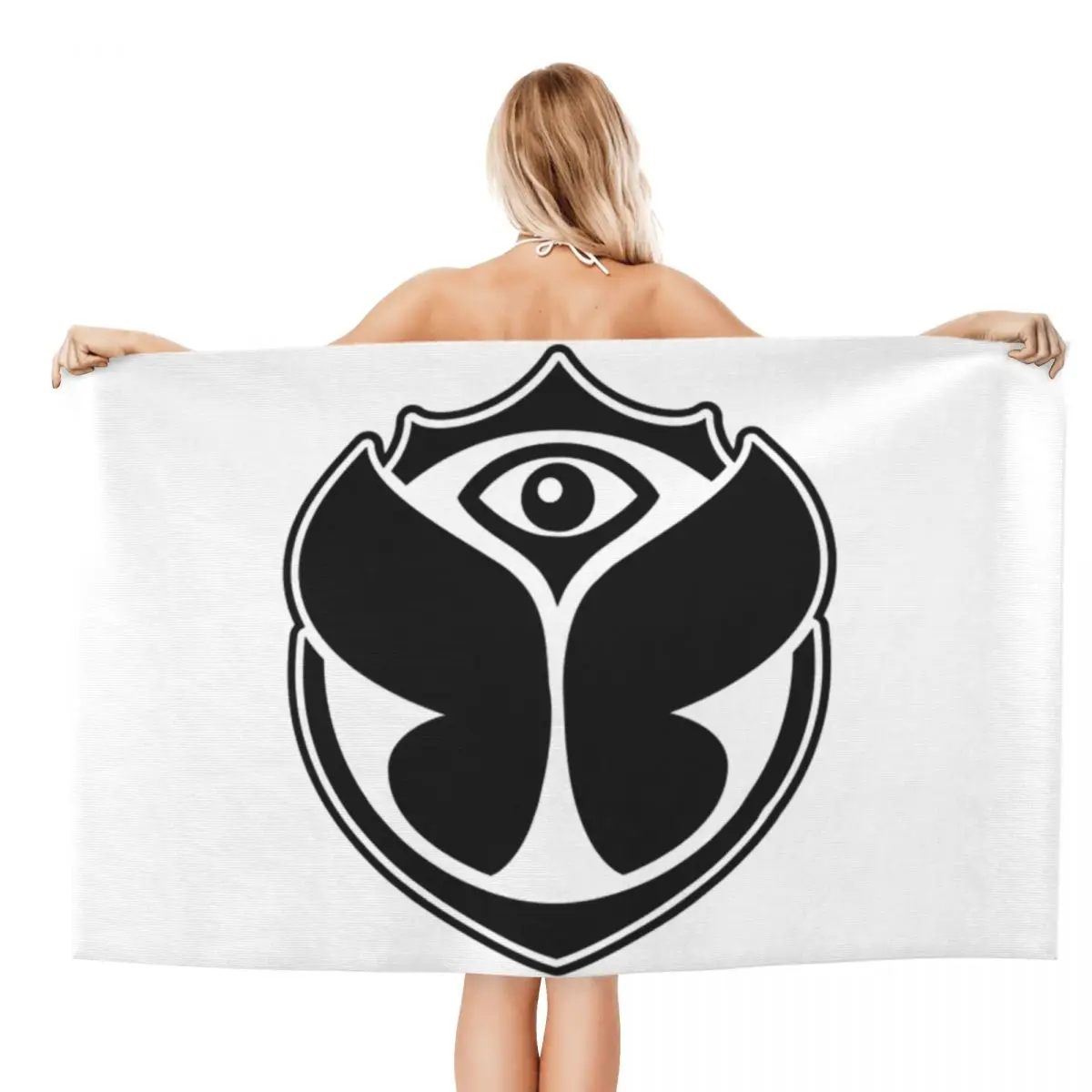 Customized Tomorrowland Logo Quick Drying Microfiber Bath Beach Towel Soft Linen Music Festival Sports Shower Towels