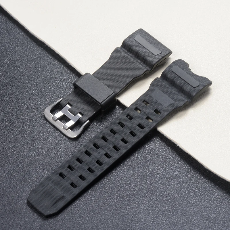 Silicone Rubber Needle Buckle Men Watchband for Casio GS New G-SHOCK Little Mud King 23mm Big Mud King Watch Blue Accessories