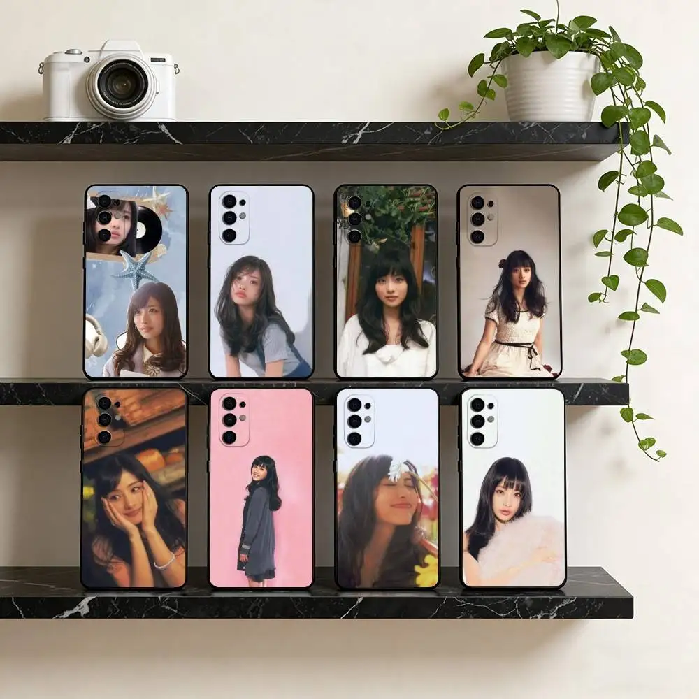 

Japanese Ishihara Satomi Phone Case For Samsung S25,S24,S21,S22,S23,S30,Ultra,S20,Plus,Fe,Soft Silicone Black Cover