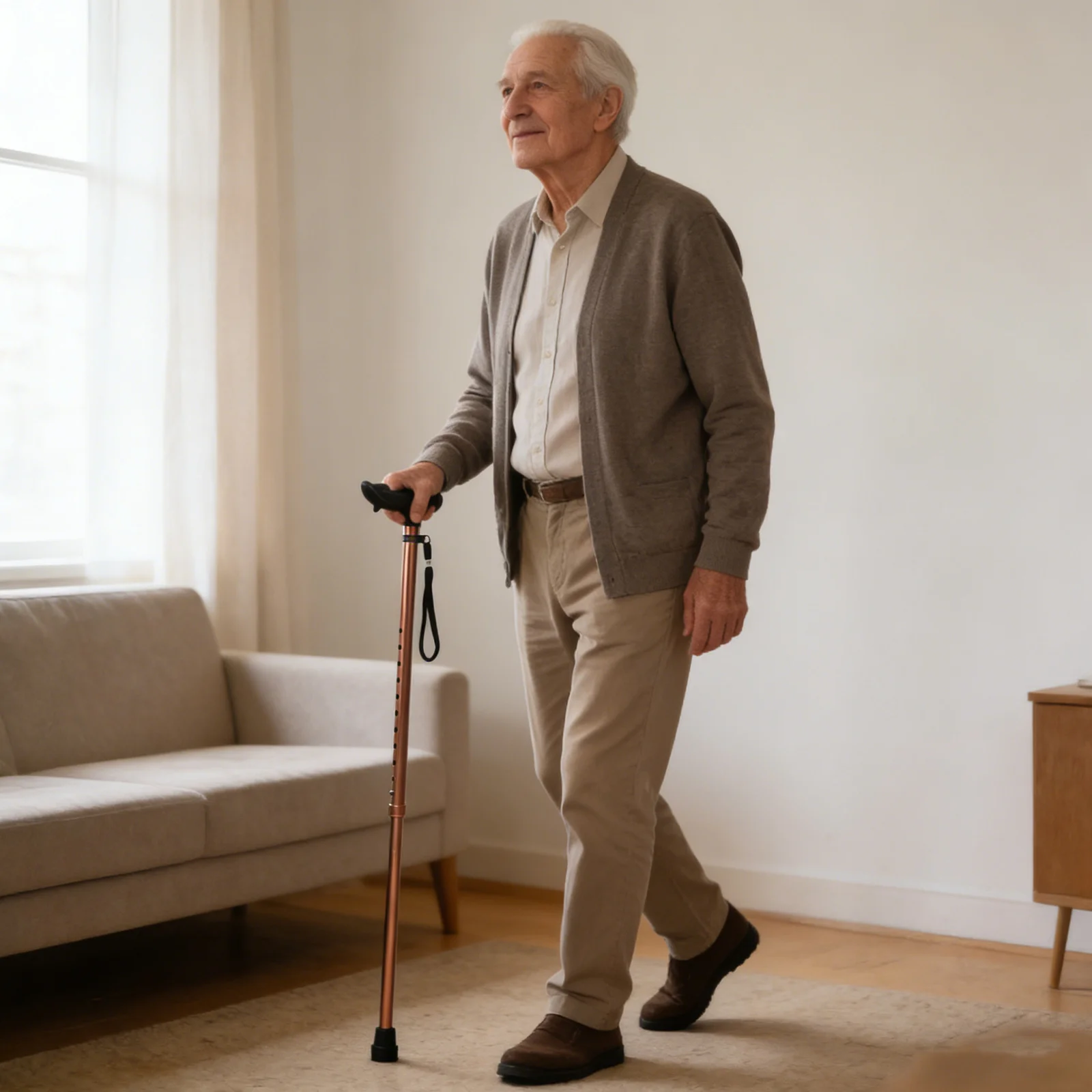 

Walking Cane Foldable Aluminum Alloy Adjustable Lightweight Walking Stick Crutches for Seniors Men Women Mobility