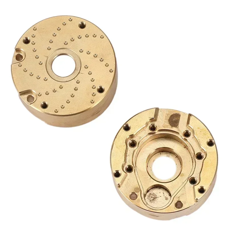 

2 шт. TRX4 латунный противовес балансировочный корпус портального привода для 1:10 RC гусеничного Trxs TRX-4