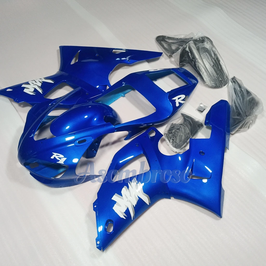 New ABS Motorcycle Fairings Kits Injection  Protection for Yamaha YZFR1 1998 1999 YZF-R1 98 99  yzf1000  Full  Blue Bodywork