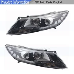 CAPQX 1pair Front Bumper Head Light Lamp For KIA K5 Optima 2011 2012 2013 Headlight Headlamp Assembly
