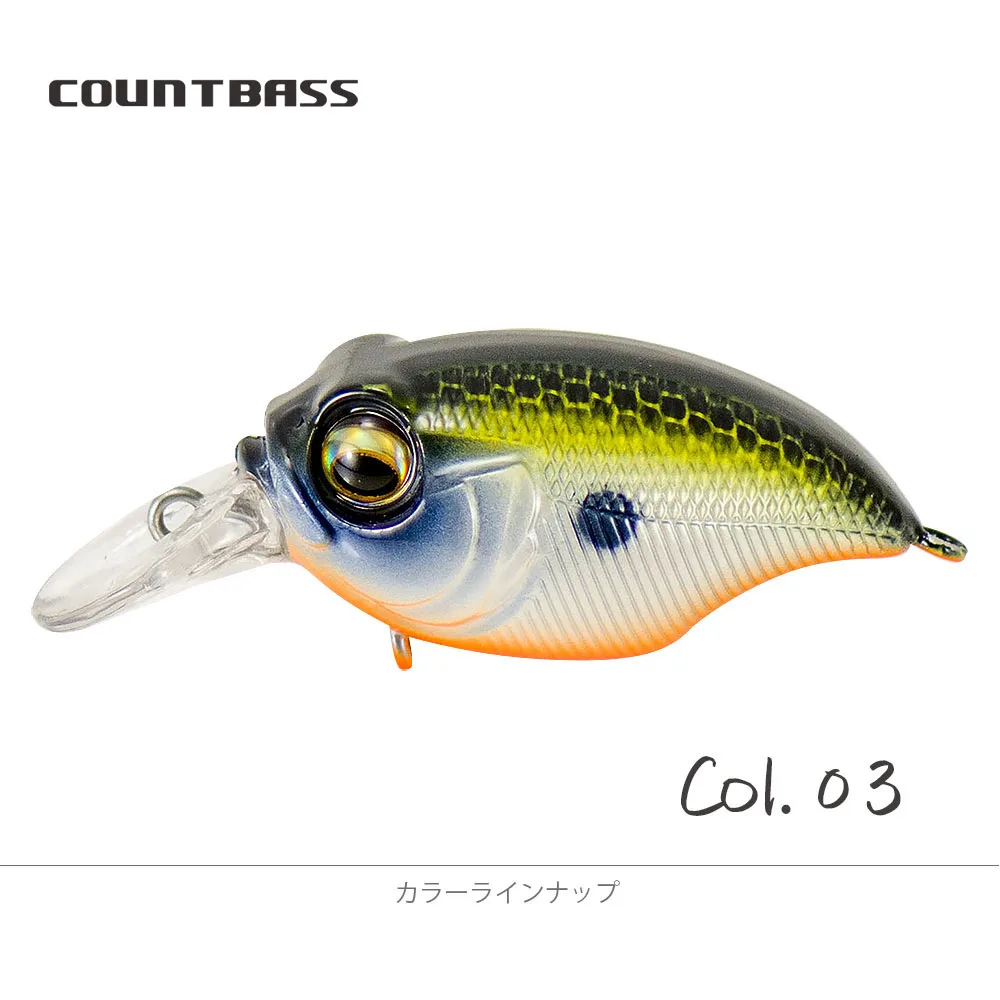 Countbass Wobbler 38 mm 1-1/2 Zoll 43 mm 1-3/4 Zoll 48 mm 1-7/8 Zoll Angelköder Stecker Wobble Fishing Kunststoffköder Wobbler – Detail 19
