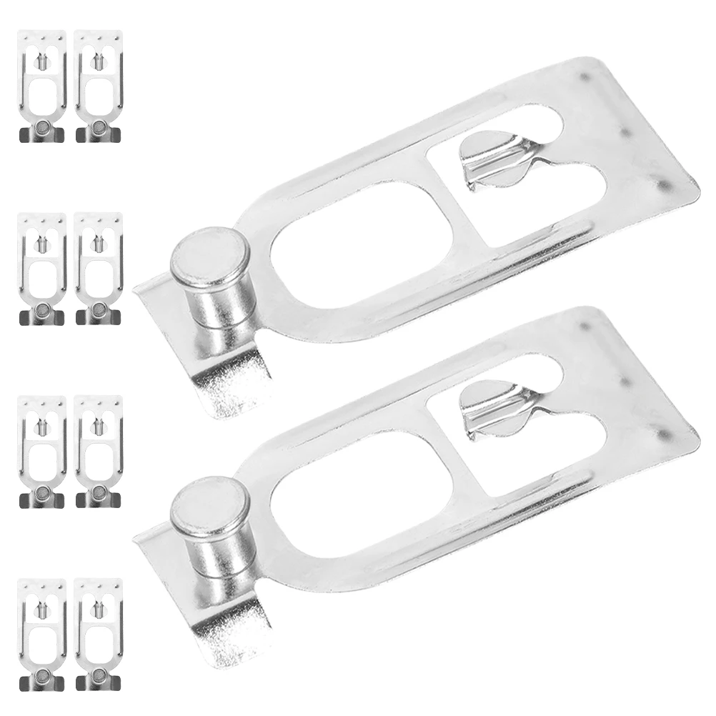 

10pcs Teardrop Pallet Rack Safety Clips Pegs Replacement Cabinet Support Brackets Shelf Holders Pegs For Kitchen Storage Glass
