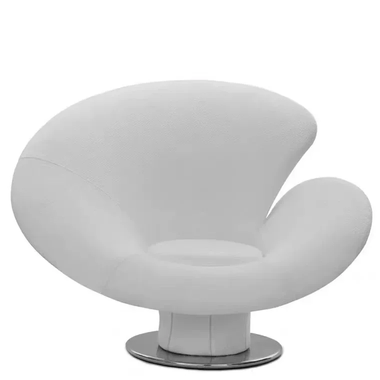 

Nordic designer's new flower lotus chair, creative horseshoe chair