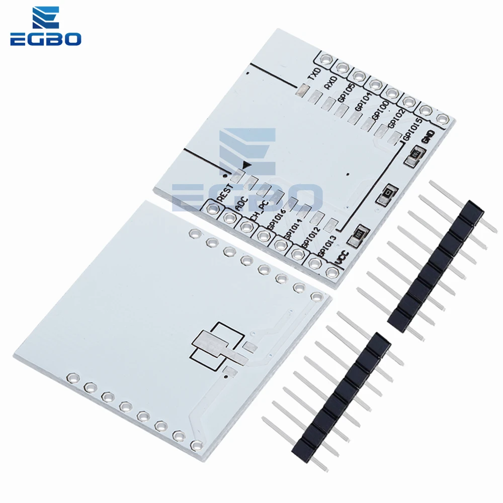 ‌ ESP8266 مجلس تطوير محول WiFi التسلسلي |   وحدة اندلاع عالمية لـ ESP-07/08/12E/12F مع 3.3 فولت/5 فولت