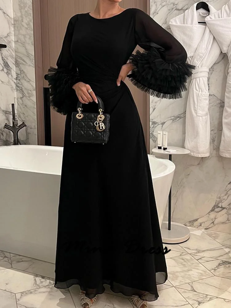 Mina Long Sleeve Dresses Gala Dresses Woman 2024 for Party Multicolor Elegant Chic Dress Es Evening Gown Ball Gowns Prom Wedding