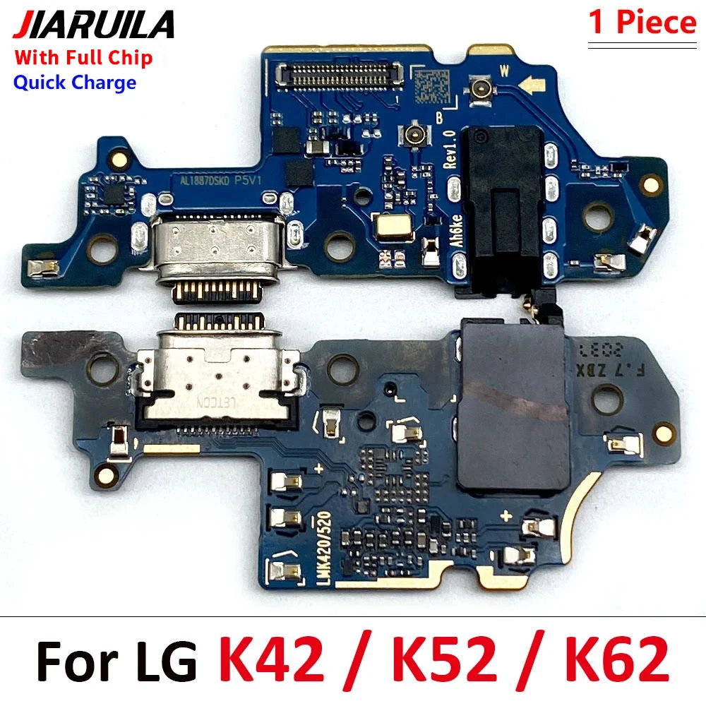 NEW USB Repair Charging Port Connector Board Cable For LG 6 K22 K41S K42 K52 K51 K61 Q7 Q610 Q8 Q92 Q720 Style Q710 V30 K71 K51S