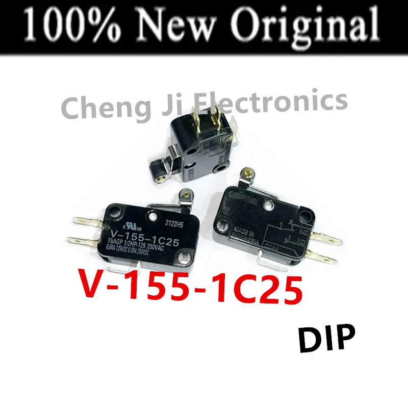 10PCS/Lot  V-156-1C25 、V-155-1C25 、V-154-1C25 、V-153-1C25 、V-152-1C25 、V-151-1C25 、V-15-1C25     New original micro switch