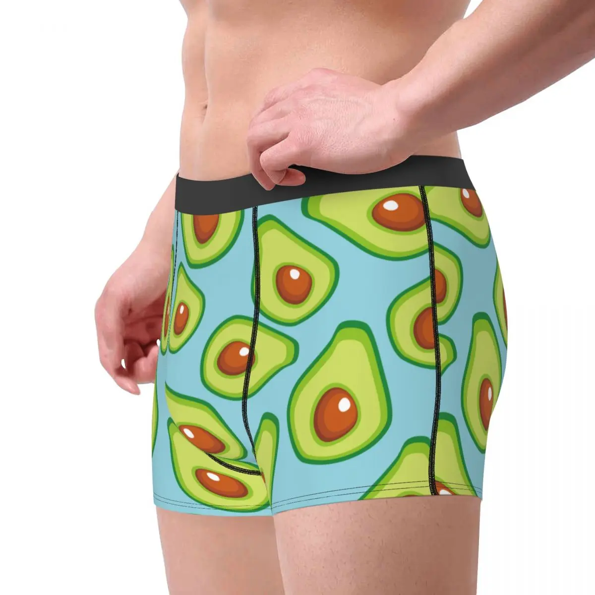 Men Fruits Avocado Underwear Avocados Lover Sexy Boxer Briefs Shorts Panties Male Soft Underpants Underwear Men Print