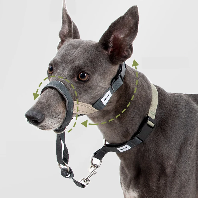 Hund Mund Anti Bellen Maulkörbe Hund Einstellbare Training Mesh Stoff Explosion-proof Spülung Control Traktion Haustier Liefert