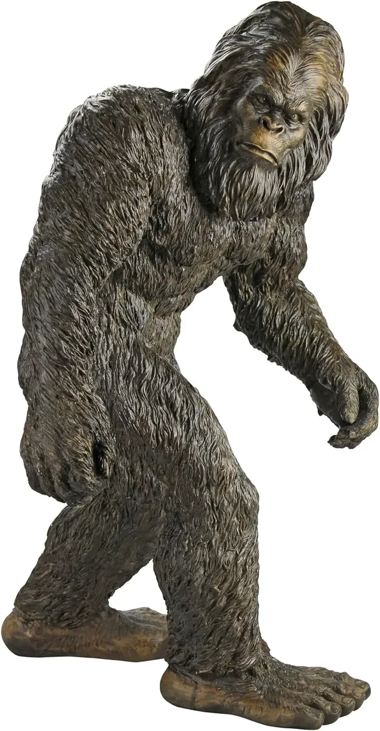 Bigfoot the Yeti Indoor/Outdoor Garden Statue Cryptid Sculpture, Large, 28 Inches Tall, Handcast Polyresin, Brown Finish