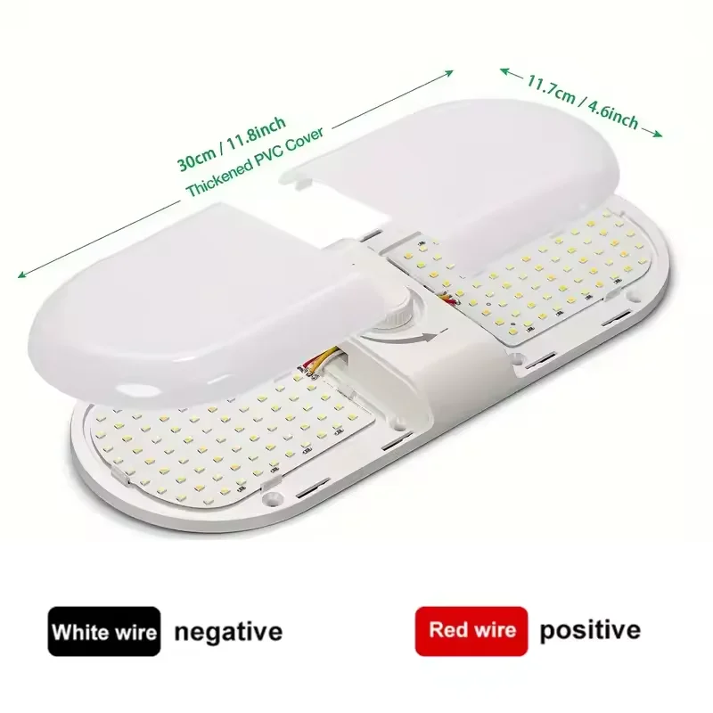 

12 В 24 В внутреннее освещение для автофургона, 3 цвета, регулируемая яркость, лампа для чтения автомобиля, купольный светильник для прицепа, грузовика, света для автофургона