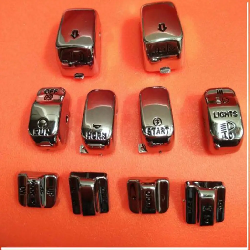 Switch Housing Buttons High Quality ABS Motorcycle Accessories Compatible for Harley 1996 to 2013