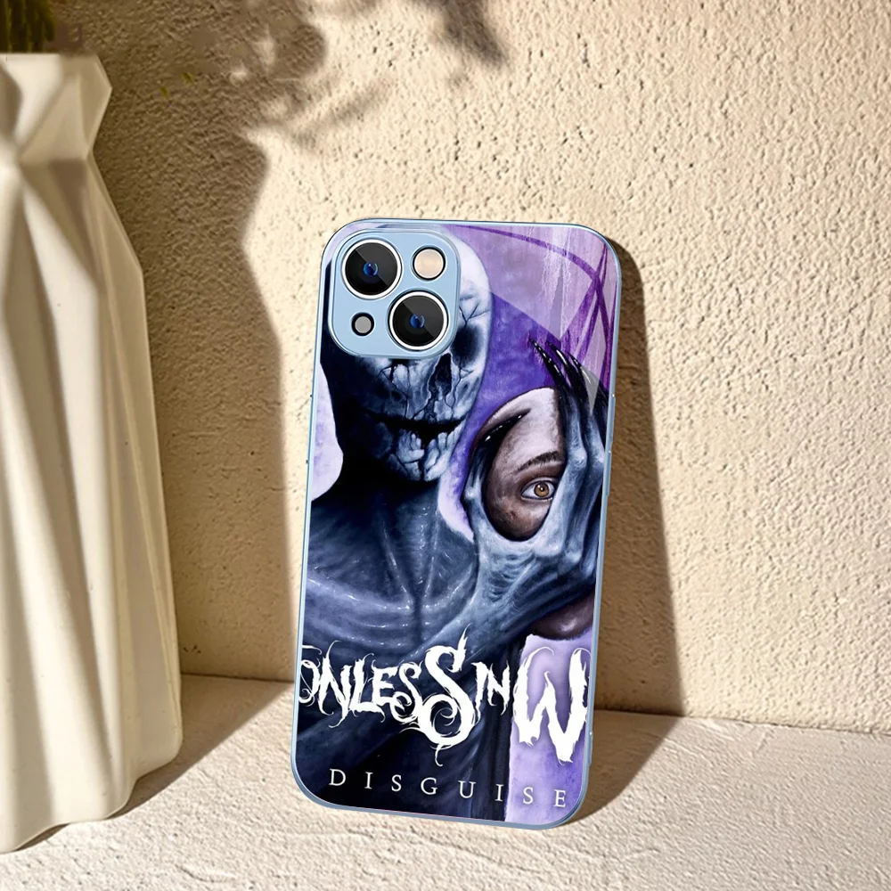 Motionless In White Phone Case For IPhone 14 13 12 Mini 11 Pro XS Max X XR 14 Plus Tempered Glass Cover