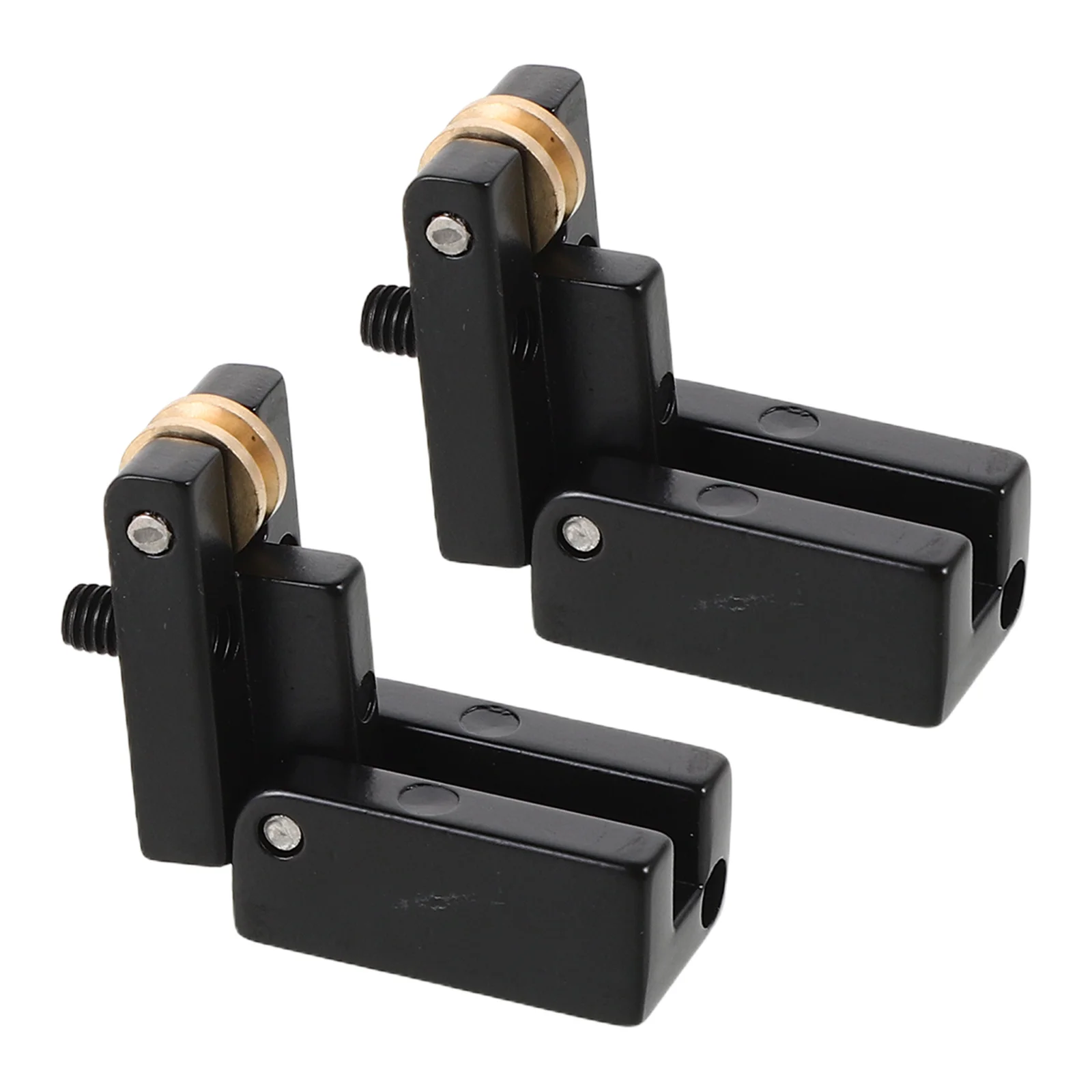 

2Pcs Guitar Roller Saddles Headless Electric Bridge Tailpiece Replacement Guitar Bridge Parts Replacement Roller Saddles