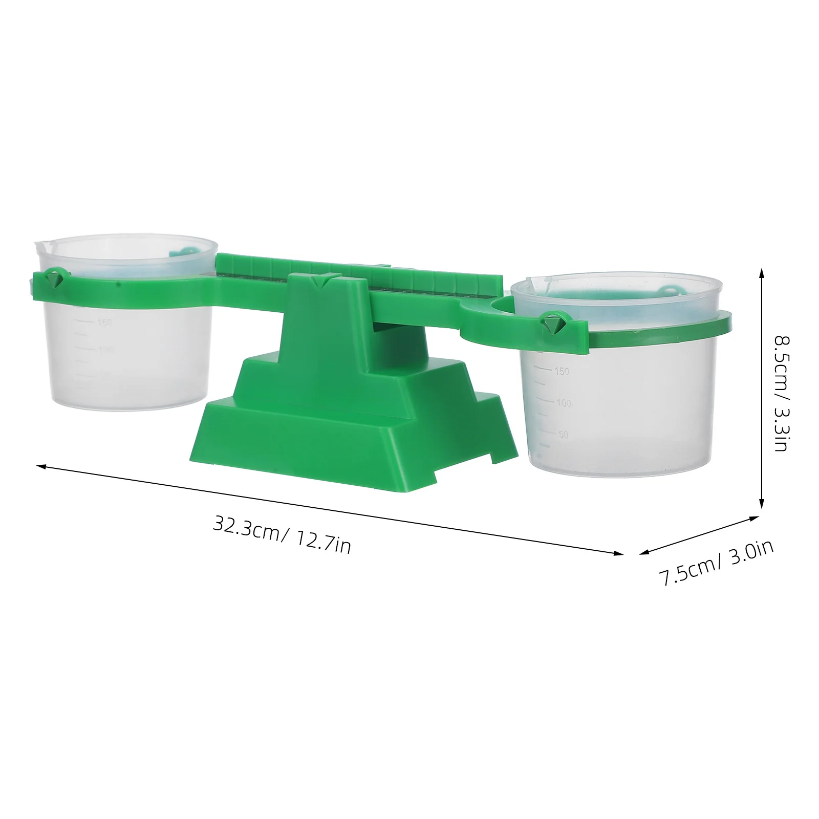 1 Set Math Balance Scale Portable Classroom Experiment Weighing Tool Scientific Laboratory Balance Scale For With Weights