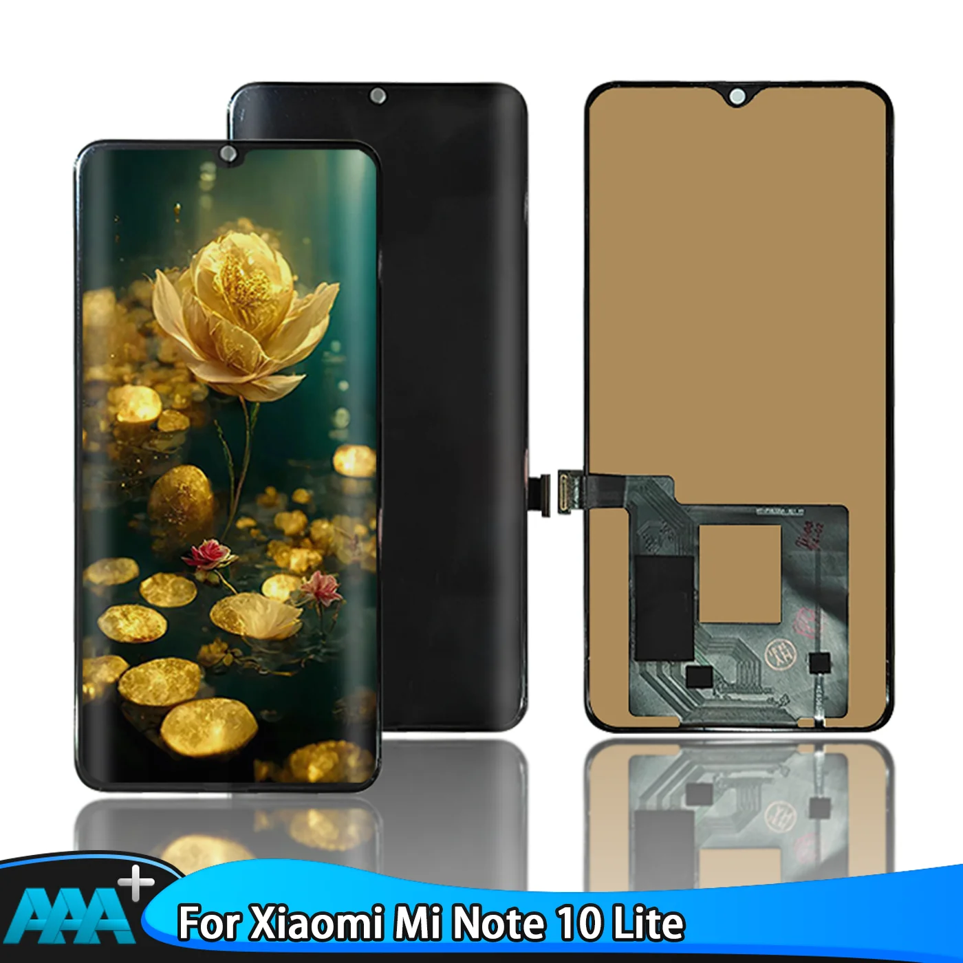 AAA + LCD para XIAOMI MI Note 10 Lite Display Touch Screen Digiziter Substituição para MI Note 10 Lite Tela LCD
