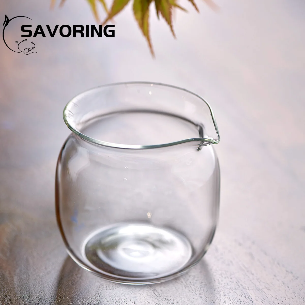 

160ml Heat Resistant Glass Tea Infuser Simple Clear Chahai Creative Thickened Fair Cup Transparent Office Teacup Pitcher Teaware