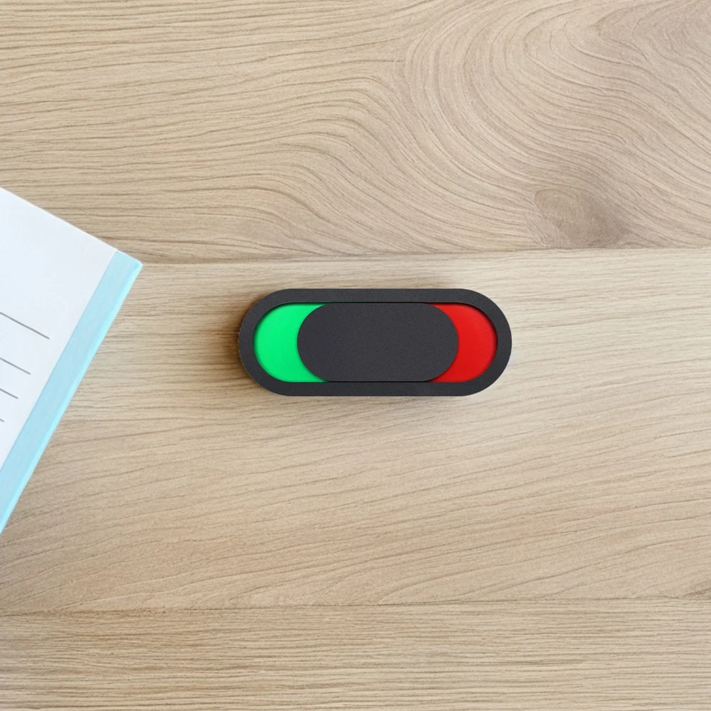 

6pcs Acrylic Commercial Store Sign Self-Adhesive Sliding Occupied Vacant Indicator For Office Bathroom Meeting Room Hotel Use