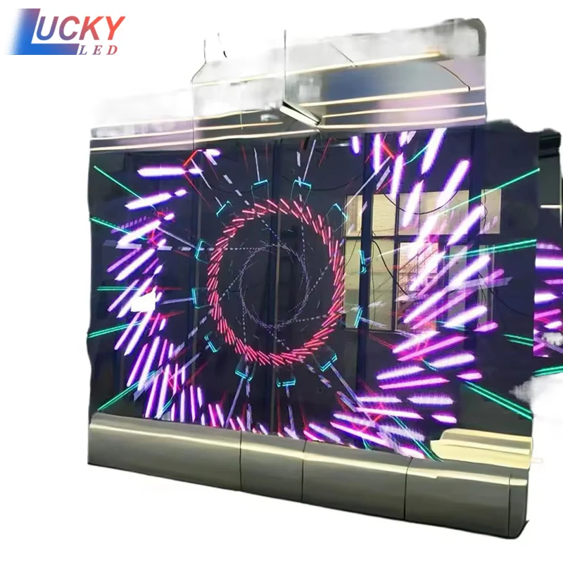 

Крытый RGB светодиодный экран Ultra HD. Простая установка. Прозрачная пленка для использования в торговом центре.