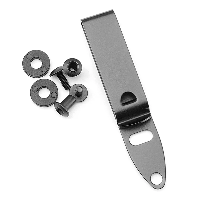 1PC Universal Sheath/Holster 2 Hole Kydex Clips Stainless Steel IWB Holster Belt Clip Diy Knife Pocket Clip K Clip With Screw