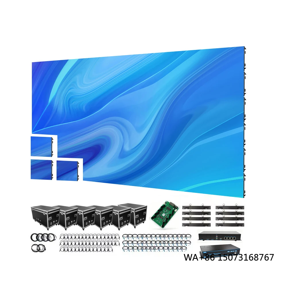 P2.6 P2.9 P3.91 Full Color Hd Commercial Outdoor Indoor 500*500mm Stage Led Screen Video Wall Portable Rental LED Panel Display