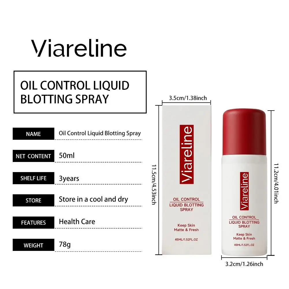 45ml Hydrating Oil Control Setting Spray Natural Matte Finish Non-sticky Fine Mist Prevent Melting Makeup Cosmetic Spray view 6