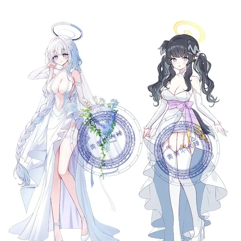 Nuevo archivo azul Ushio Noa acrílico señal de pie Anime lindo adorno de Navidad de dibujos animados originalidad personalidad soporte acrílico