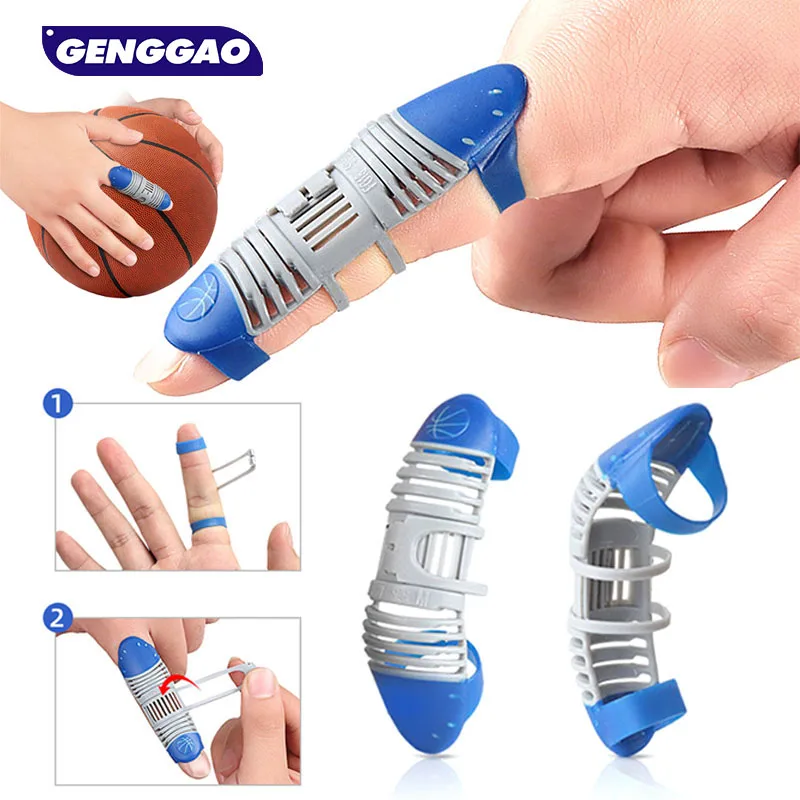 1Pcs Sport Finger Guard splints Basketball Finger Protector Sport Injuries , Basketball , Bowling fits Index , Middle Finger