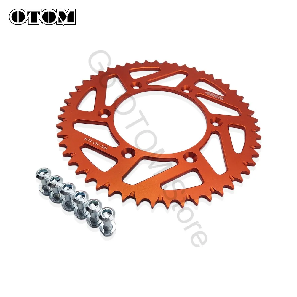 OTOM 1991-2025 Motorcycle Rear Sprocket Chain 520 52T For KTM HUSQVARNA GASGAS SX SXF EXC EXCF XC XCF TC FC TE FE MC EC ECF EXF
